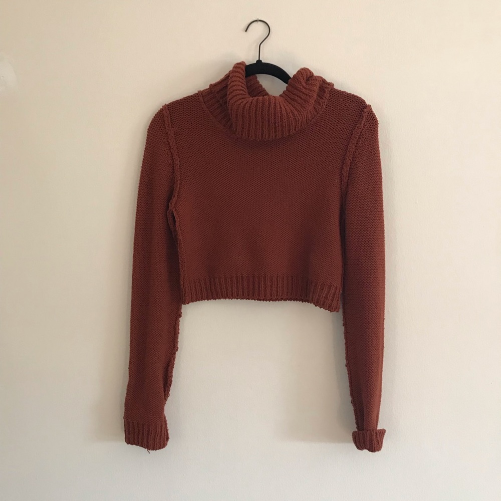 Free people cropped turtleneck